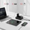 Maclean Listwa zasilająca MCE388 B 2 gniazda, 3xUSB, 110-120V AC 50/60Hz, 2.1A max 2500W, 3m czarna
